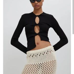 CHRISTOPHER ESBER CUTOUT TWIST TOP